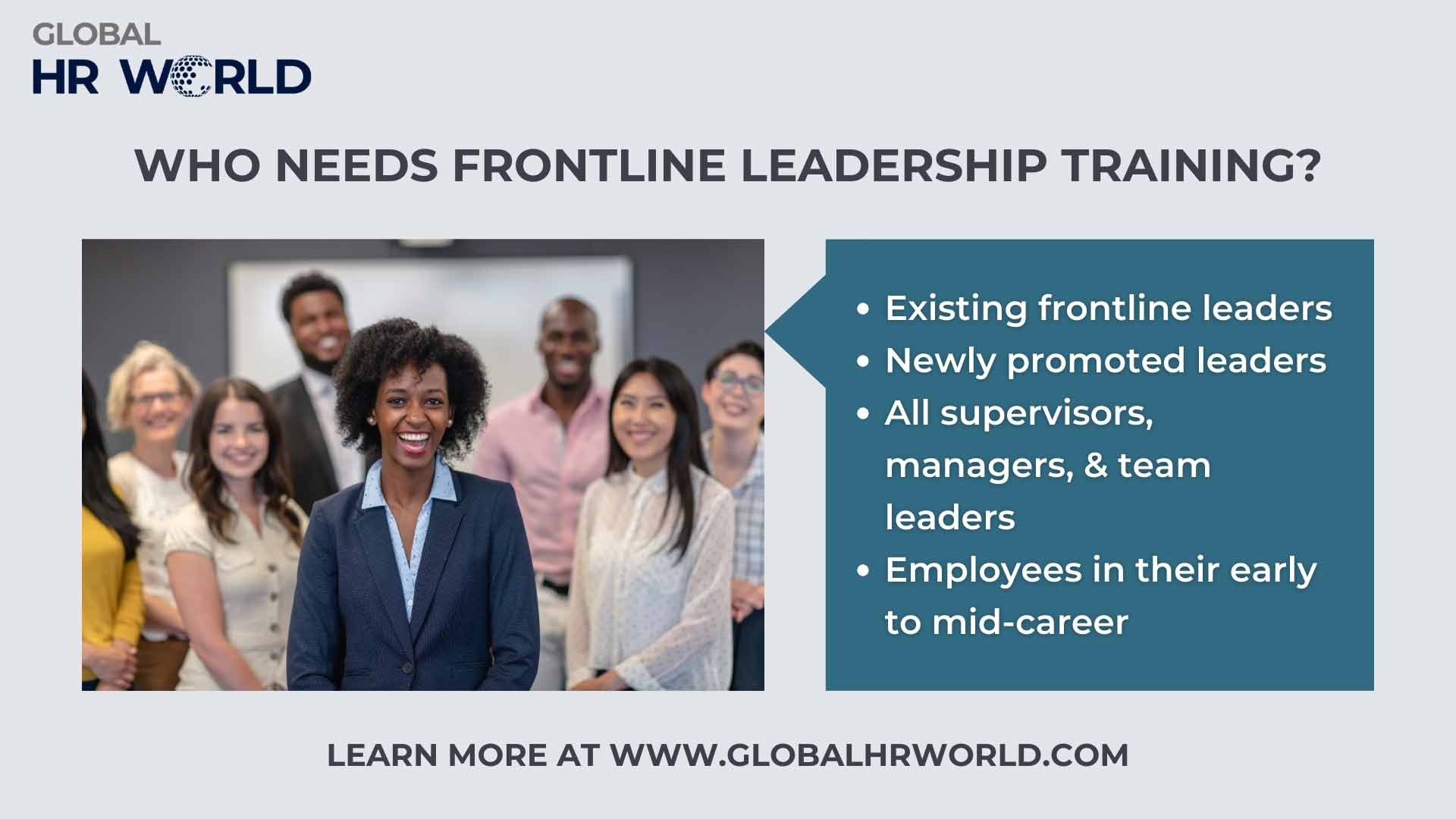 Who Needs Frontline Leadership training?