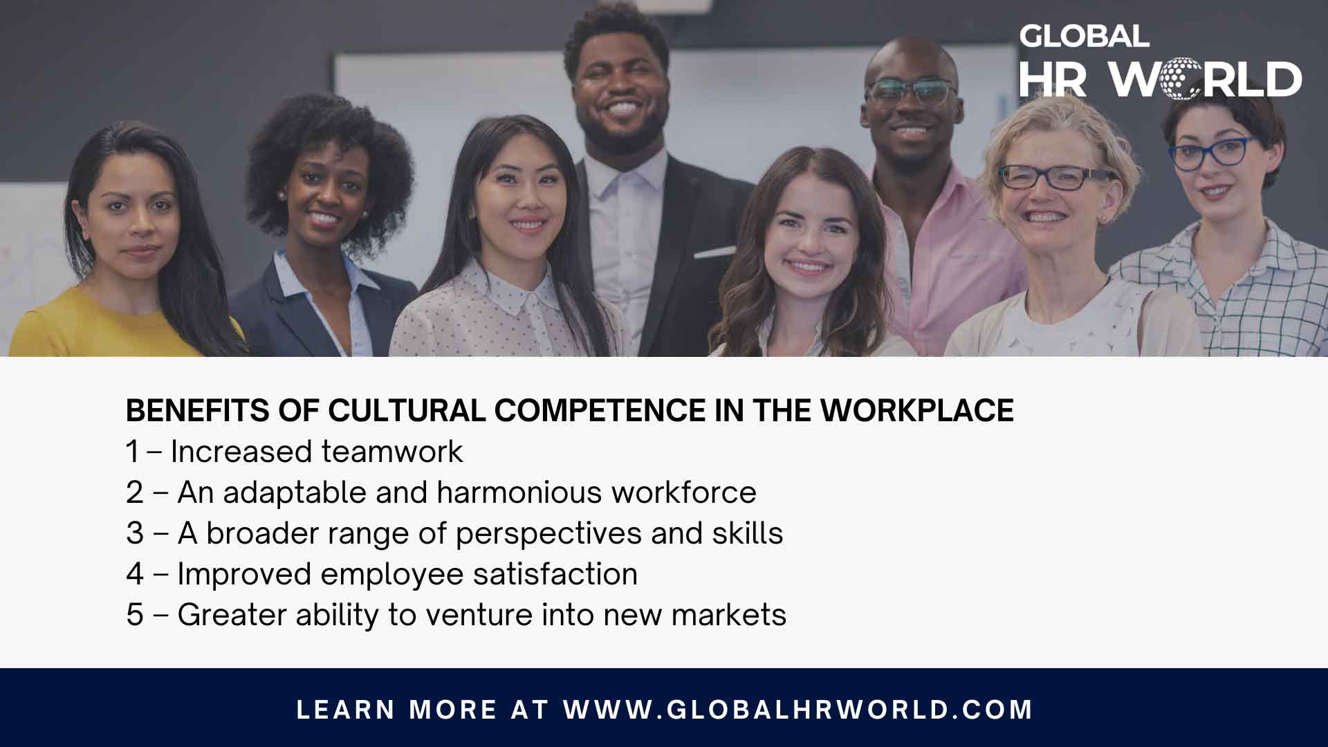 Benefits of cultural competence in the workplace