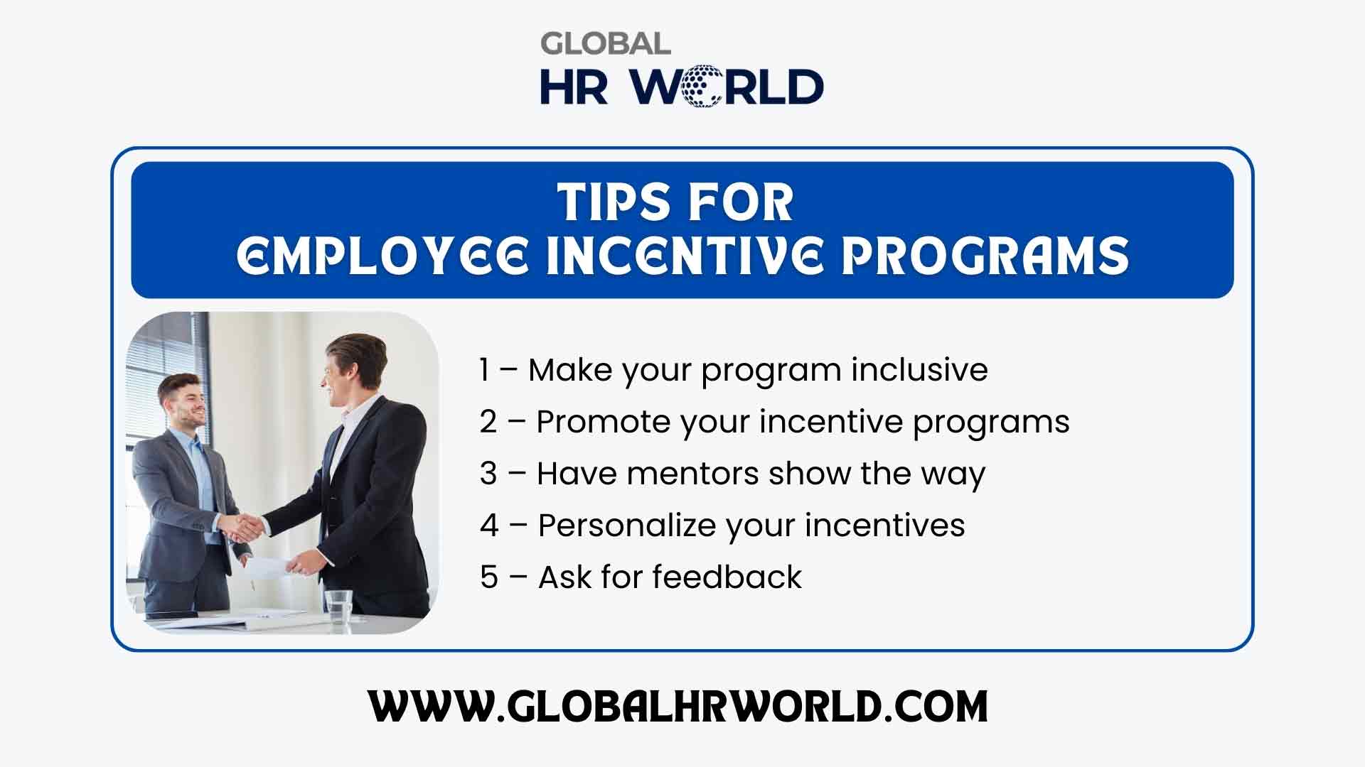 Tips for employee incentive programs