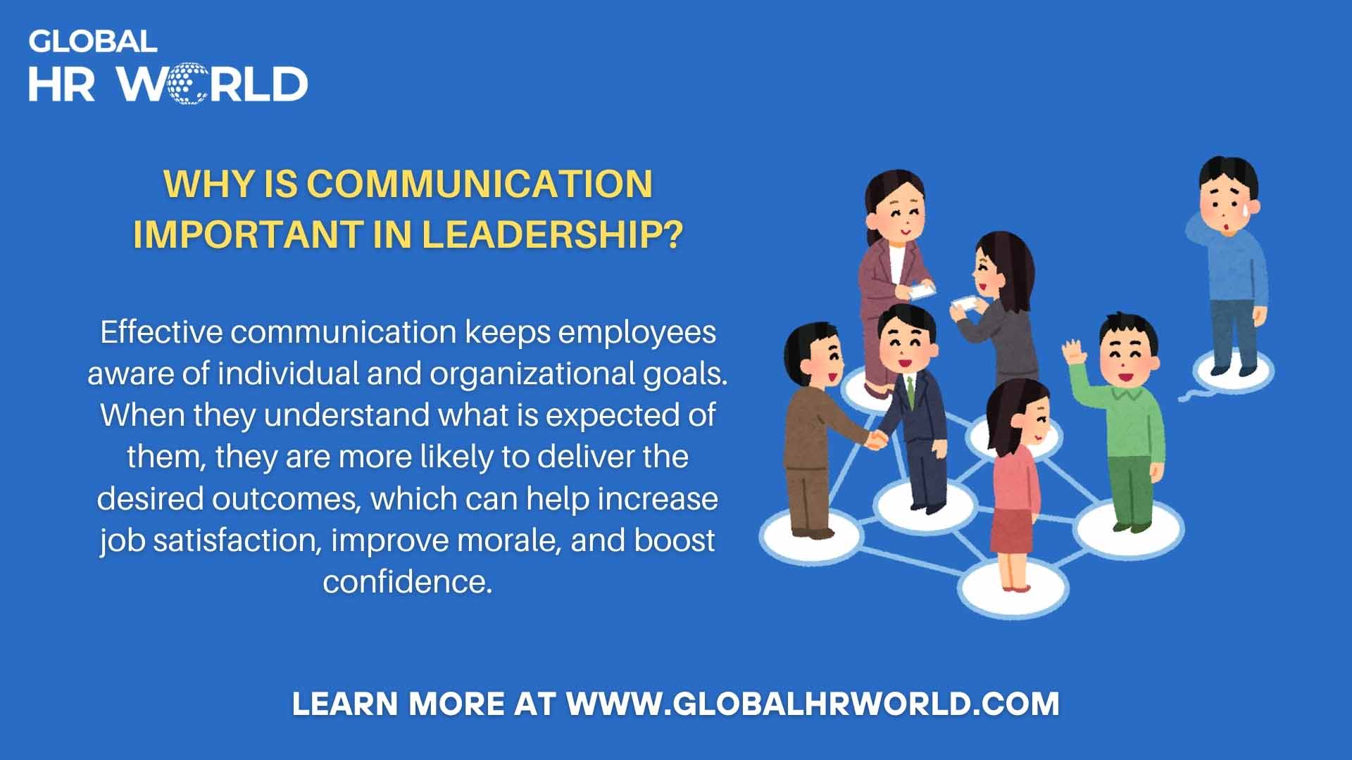 Why is communication important in leadership