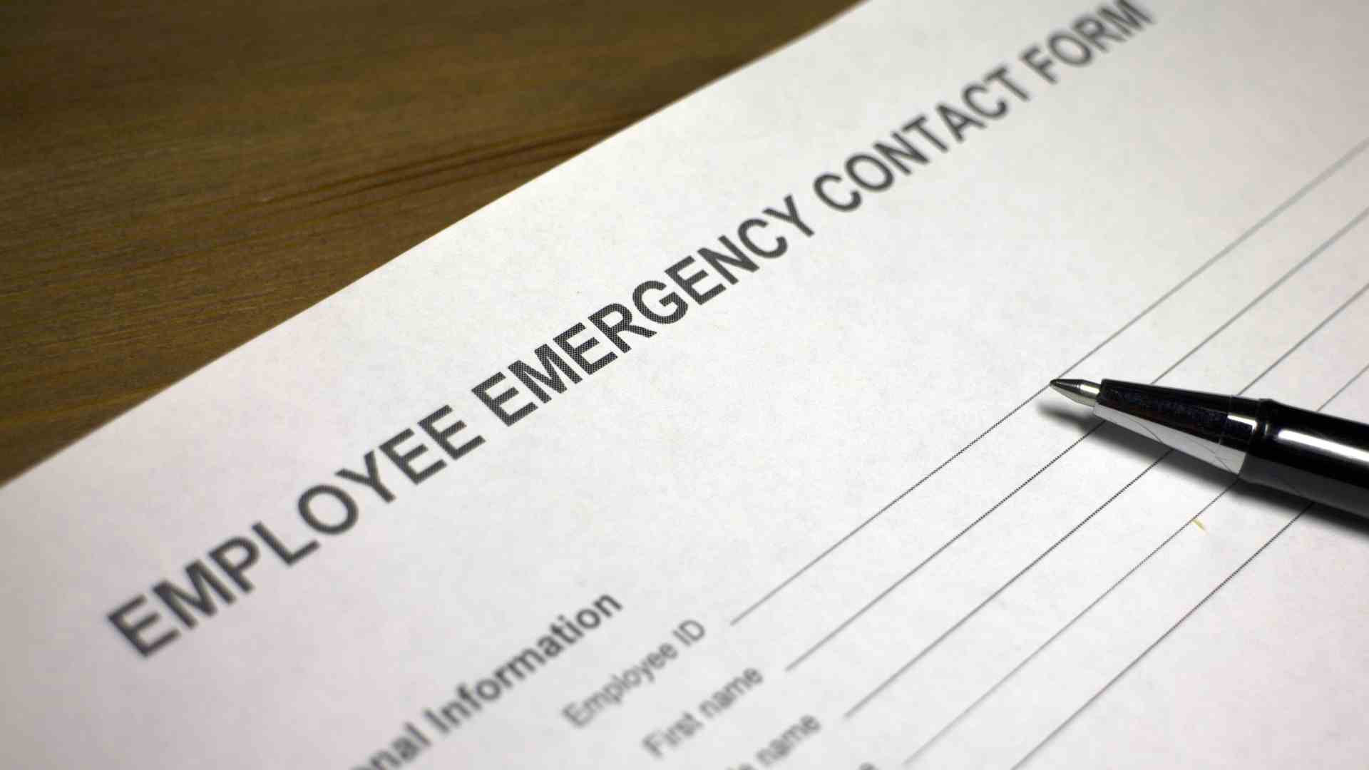 A Complete Guide on Employee Emergency Contact Form